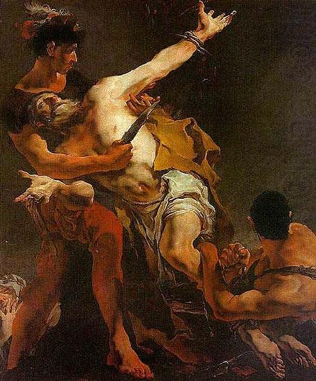 Le martyr de Saint Barthelemy Huile, Giovanni Battista Tiepolo